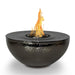 Anywhere Fireplace Sutton - Indoor/Outdoor Table Top Gel Fireplace in Hammered Black Nickel