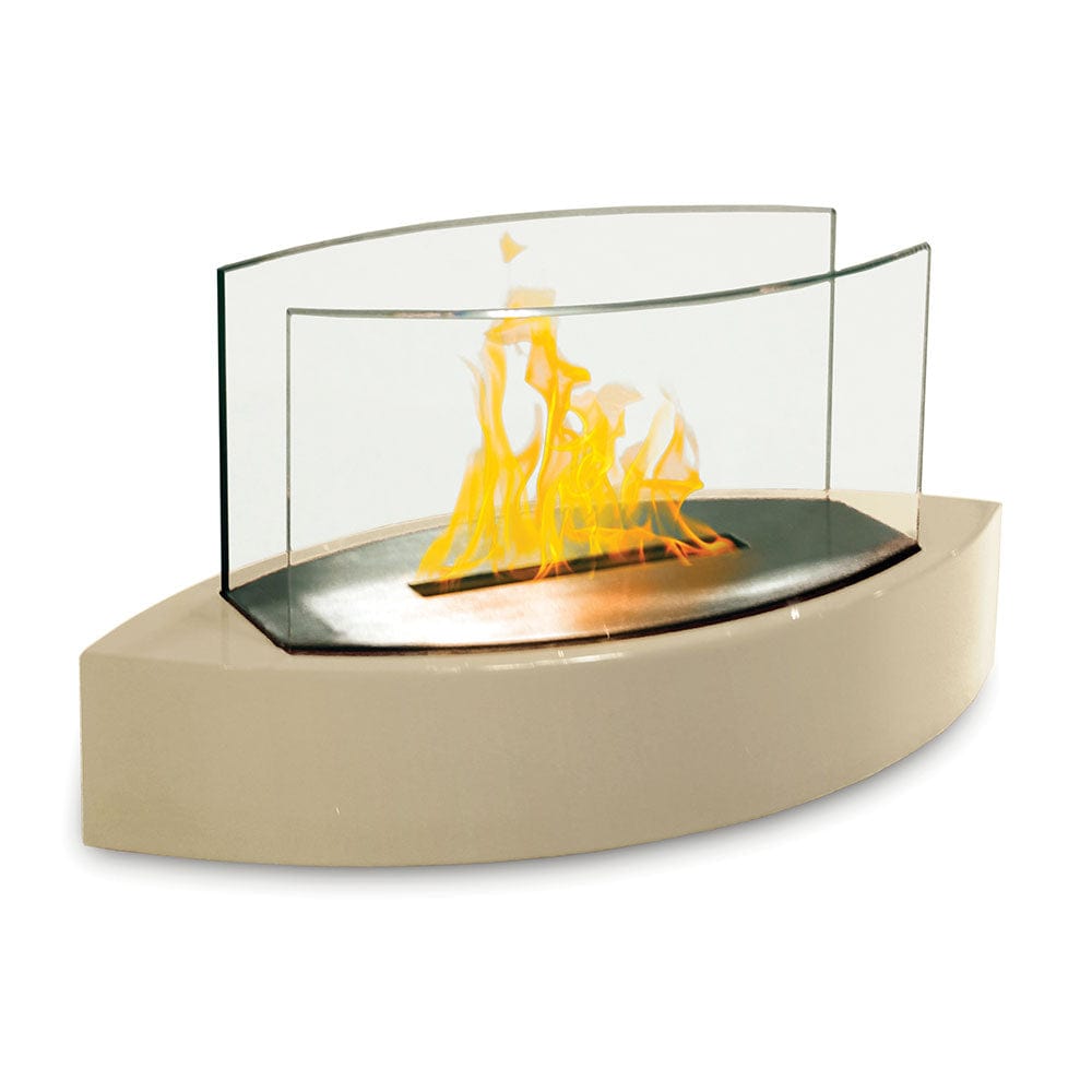 Anywhere Fireplace Lexington Table Top Ethanol Fireplace in Beige