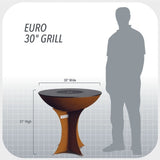 Reference Grill Size with 5 foot 10 Male