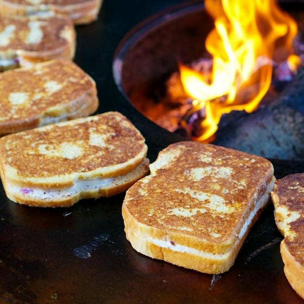 Grilling on Arteflame Cooktop - close-up view