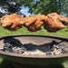 Roasting Chicken on Arteflame Classic 11-inch Tall Corten Steel Fire Bowl