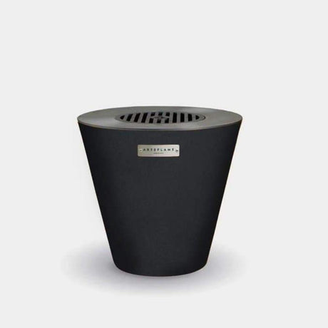 Arteflame One Series 20" Matte Black Fire Pit with Cooktop & Optional Grill Grate