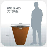 Arteflame One Series 30-Inch Corten Steel Fire Pit