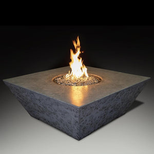 Athena Olympus 48-Inch Concrete Gas Fire Pit Table — Modern Blaze