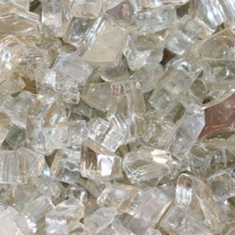 AZ Patio Heaters 1/2" Crystal Reflective Fire Glass for Gas Fire PIts