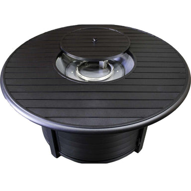 az patio heaters slatted aluminum 48-inch round fire pit table f-1350-fpt