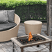 AZ Patio Heaters Slate Tile 30-Inch Square Fire Pit  in an outdoor area
