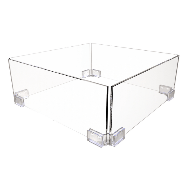 Blinde Design Fire Screen for Fire Table, 21" Square