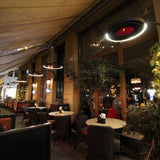 Bromic Eclipse Smart-Heat 2900 W Ceiling Mounted Electric Heater at a cafe