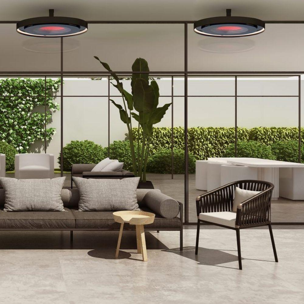 Bromic Eclipse Smart-Heat Infrared Heater in Gazebo