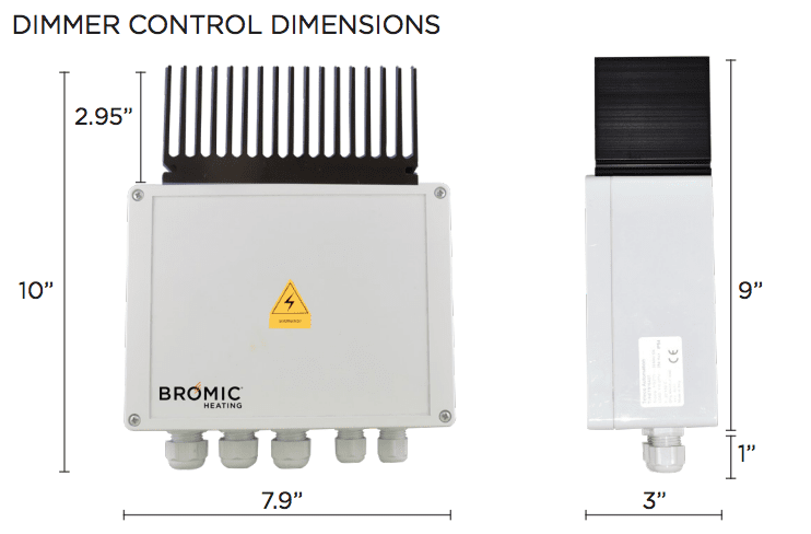 Bromic Smart-Heat™ Wireless Dimmer Cotroller for Electirc Heaters