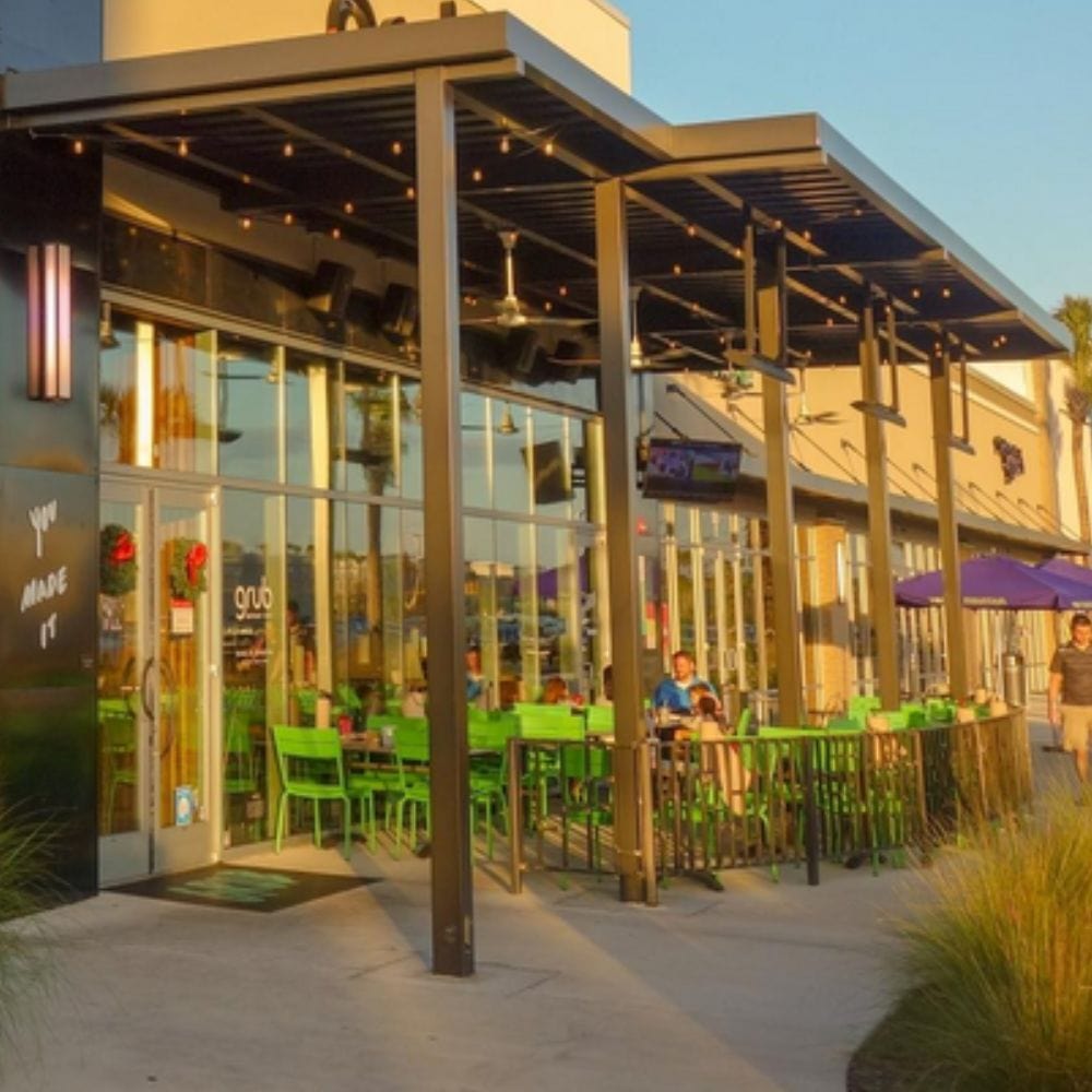 bromic tungsten smart-heat electric patio heater mounted overhead