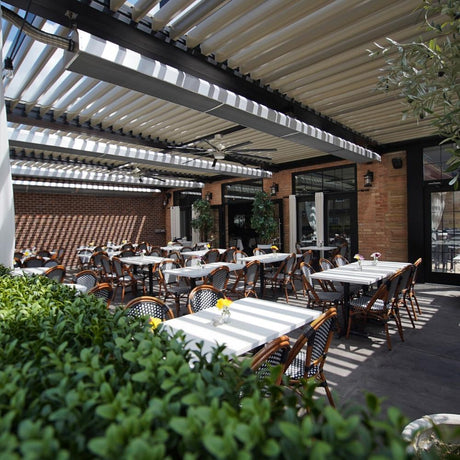 Calcana Standard Output 20' Stainless Steel Gas Patio Heater Ceiling Mounted