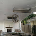 Calcana High Output Stainless Steel Gas Patio Heaters in a patio