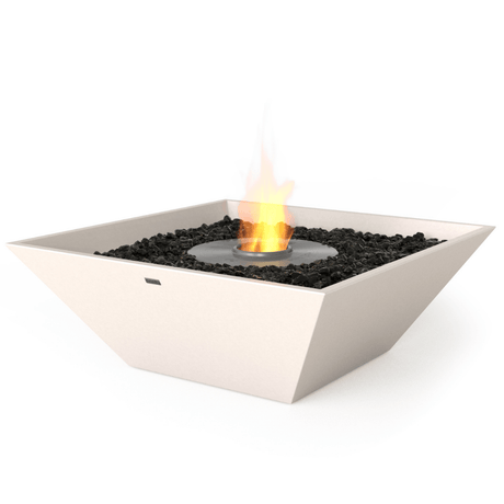 EcoSmart Bone Fire Nova 850 33" Concrete Ethanol Fire Bowl with Stainless Steel Burner