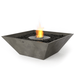 EcoSmart Natural Fire Nova 850 33" Concrete Ethanol Fire Bowl with Stainless Steel Burner
