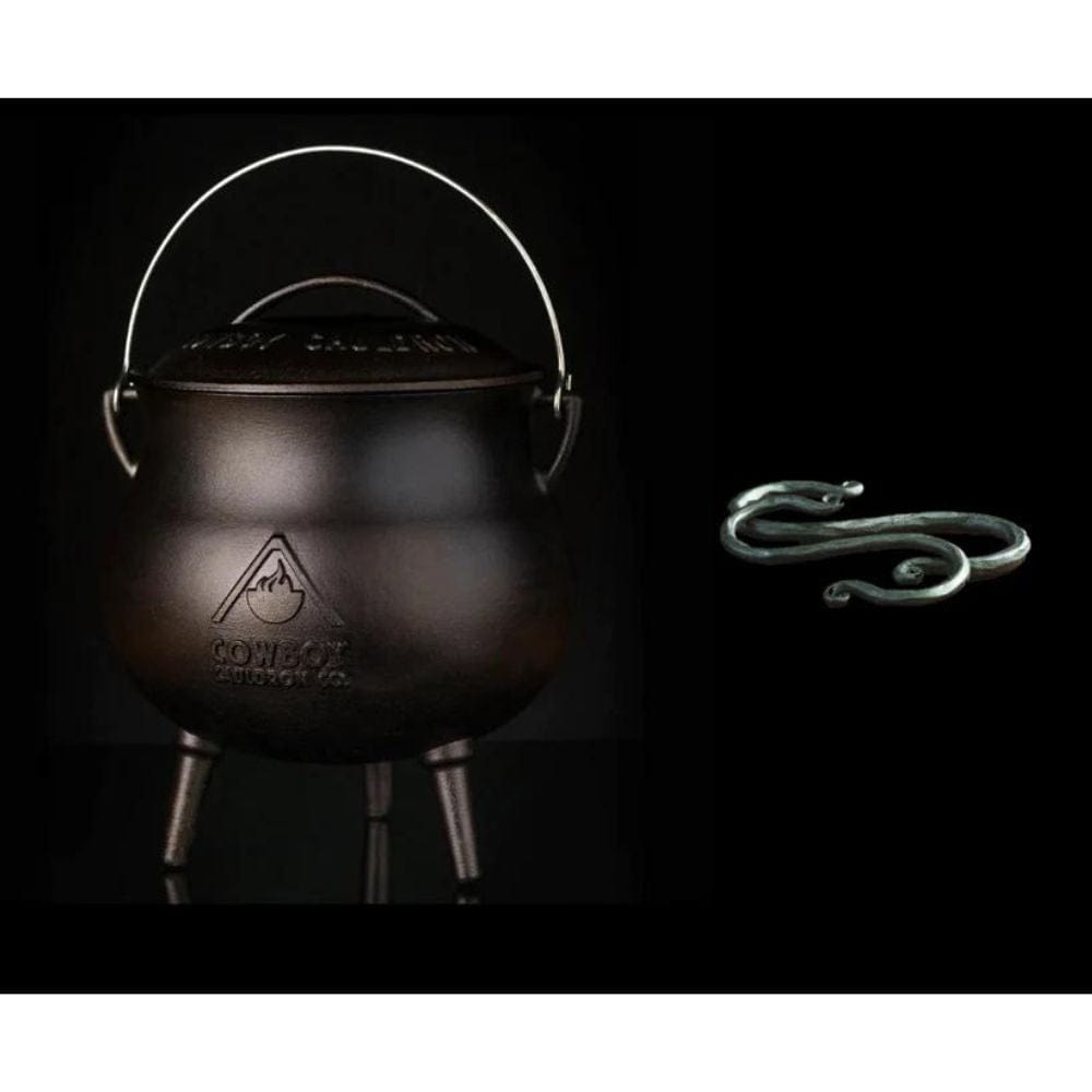Chuckwagon Cooking Pot with s hooks