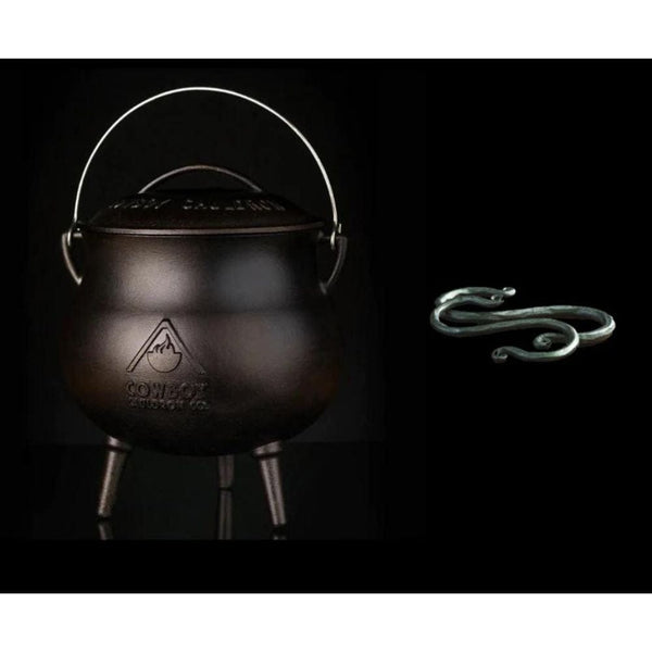 Chuckwagon Cooking Pot with s hooks
