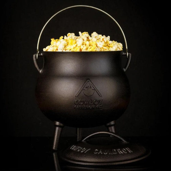 Chuckwagon cooking pot popcorn