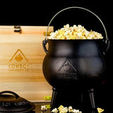 Cooking Popcorn with the Chuckwagon Cooking Pot