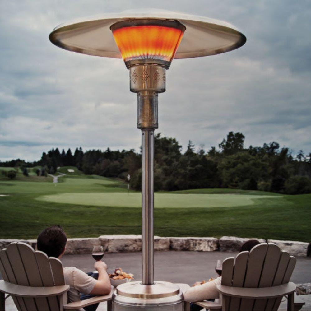 Crown Verity Portable Propane Heater in Golf Course