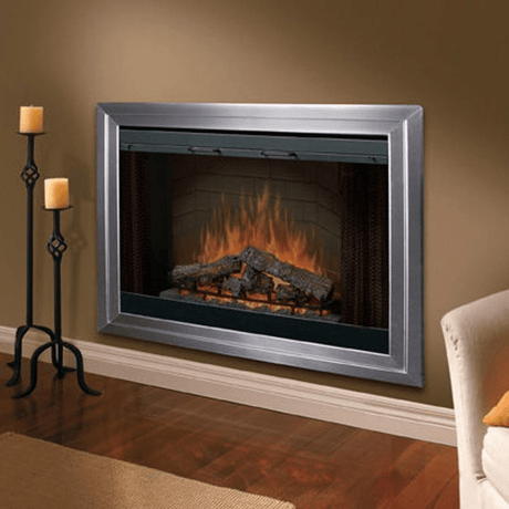 Dimplex BF45DXP 45-Inch Standard Built-in Electric Firebox with Stainless Steel Trim Kit