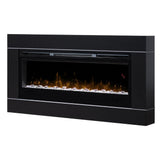 Dimplex Black Cohesion Wall-Mount Surround with 50" Prims Fireplace