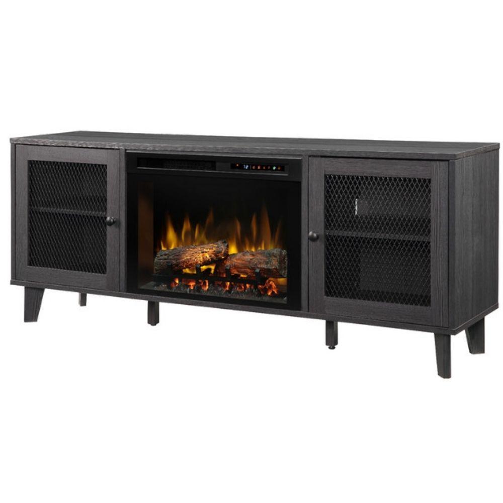 Dimplex Dean  Media Console with Electric Fireplace for 75-Inch TV with Mesh Doors 