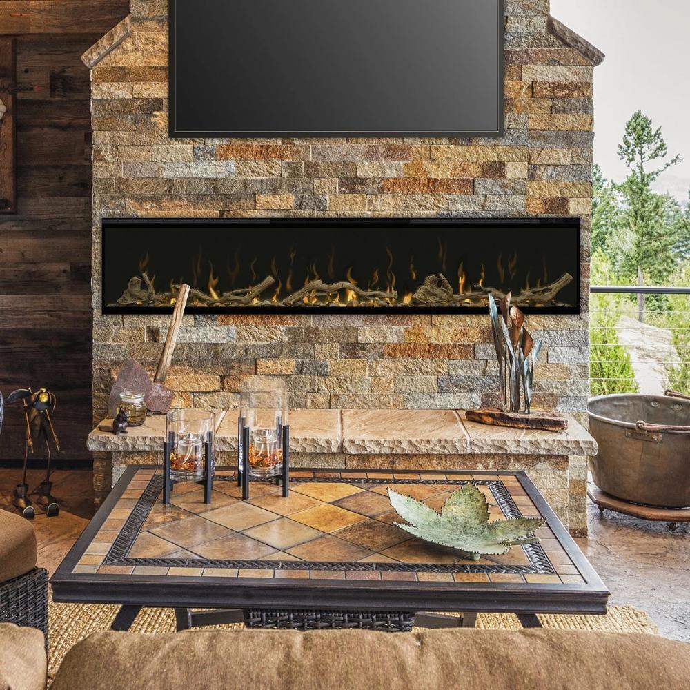 Dimplex Driftwood & River Rock for 74" Fireplaces
