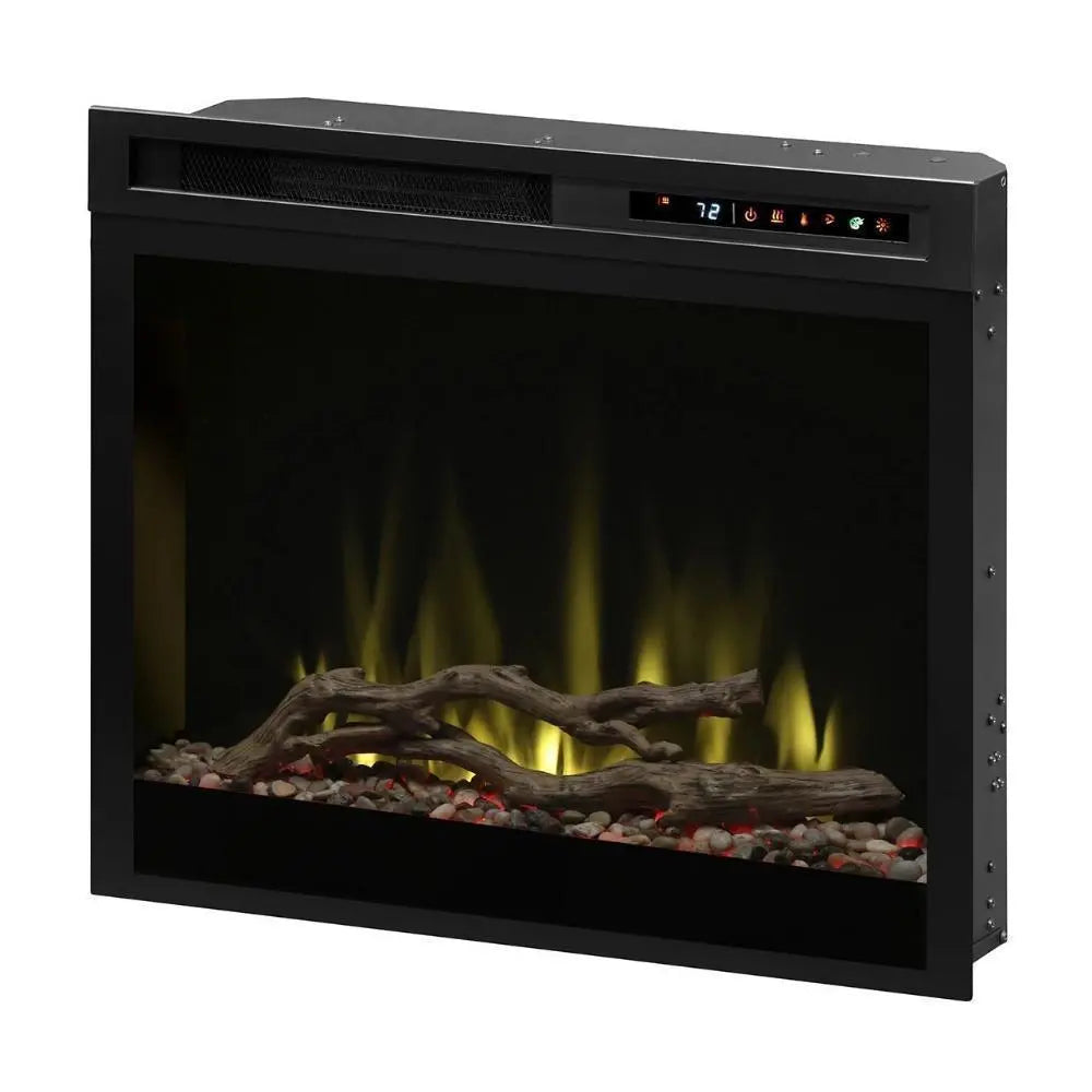 Dimplex Fieldstone Fireplace and Mantel Package — Modern Blaze