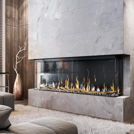 Dimplex Ignite XL Bold 3-Sided Electric Fireplace in Modern Living Room