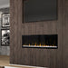 Dimplex XLF50 IgniteXL 50-Inch Built-in Hardwired Electric Fireplace on wooden wall