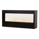Dimplex Opti-myst® Pro 1500 65-Inch Vapor Fireplace with Heater Angled with Front Glass