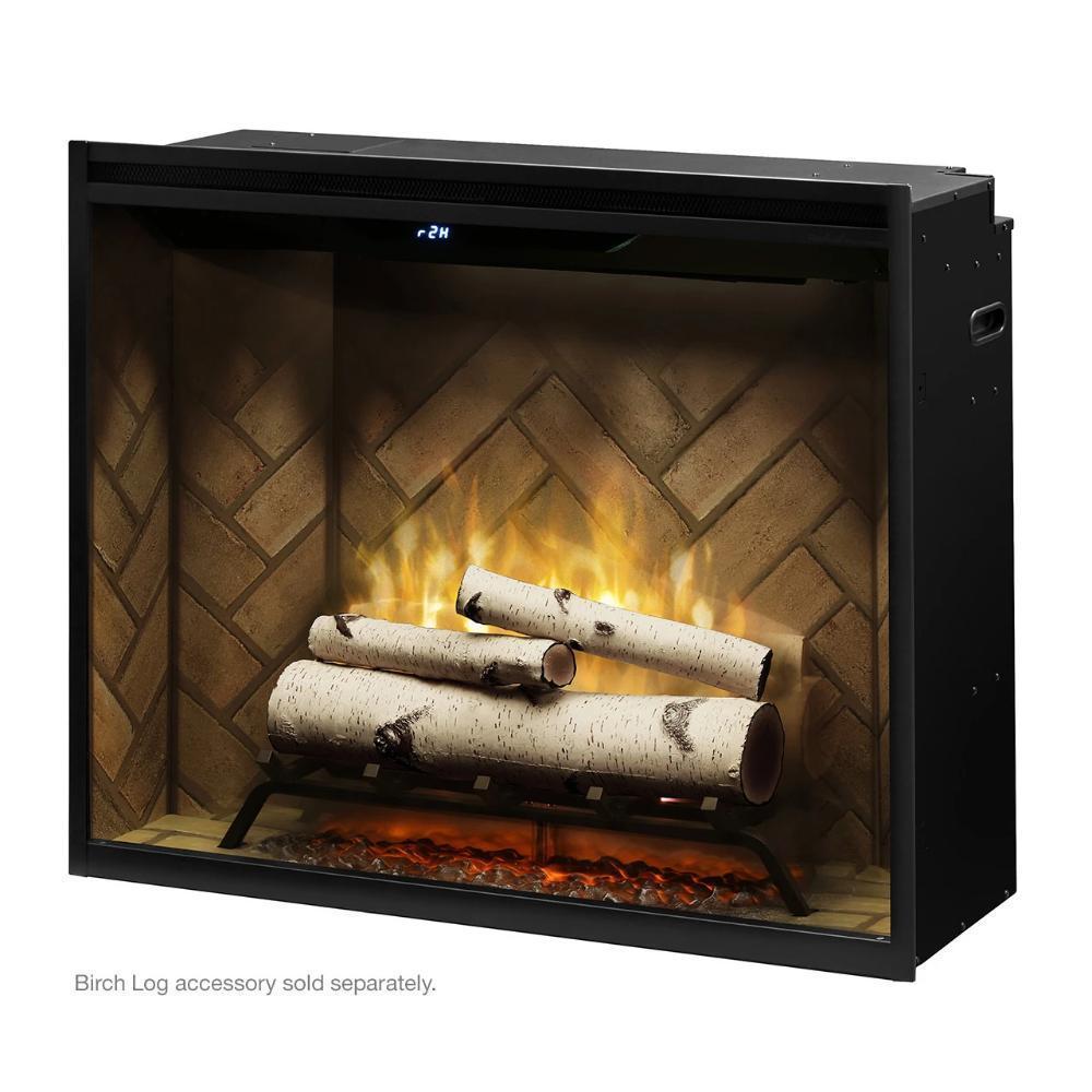 Dimplex Revillusion™ Portrait Built-in Electric Firebox with Optional Birch Logs