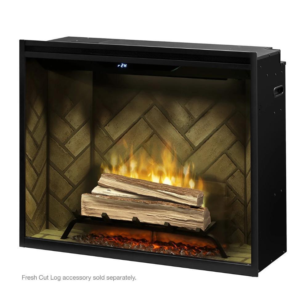 Dimplex Revillusion™ Portrait Built-in Electric Firebox with Optional Fresh Cut Logs