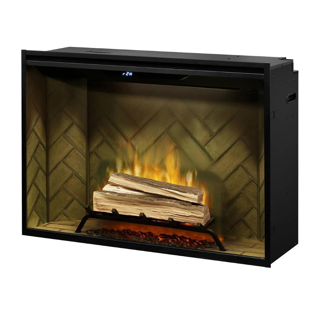 Dimplex Revillusion™ 42-Inch Built-in Electric Firebox with Optional Fresh Cut Logs