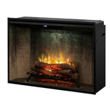 Dimplex Revillusion™ 42-Inch Built-in Electric Firebox Weather Concrete Interior