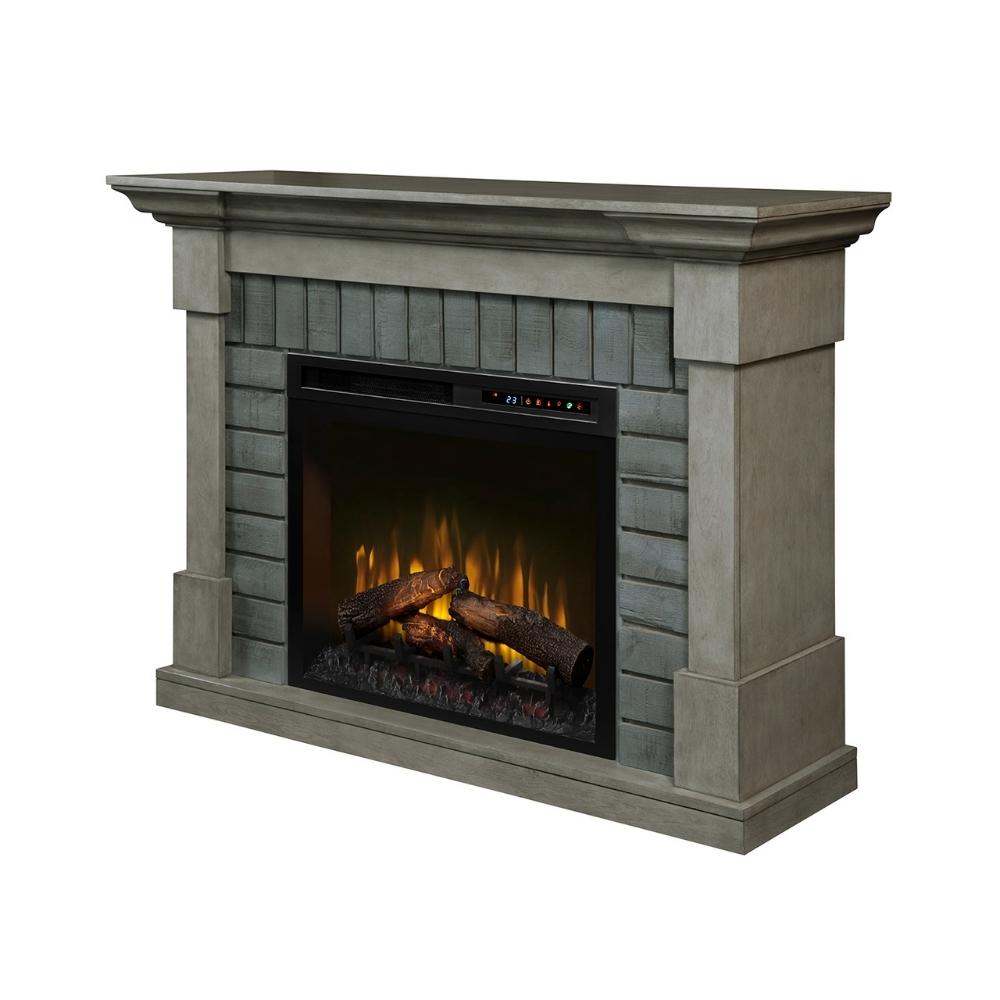 Dimplex Royce 52-Inch Electric Fireplace and Mantel Package with Glowing Logs