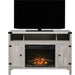 Dimplex Sadie Media Console with Electric Fireplace with tv on top