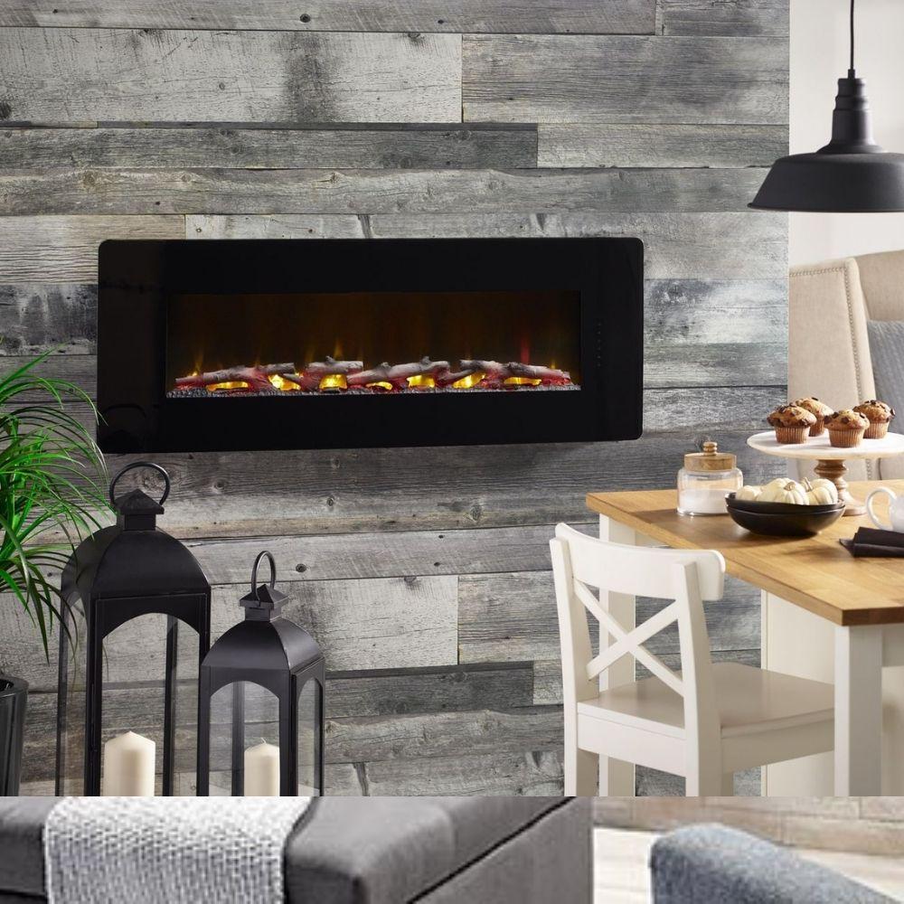 Dimplex 48-inch Winslow Curved Wall Mounted/Tabletop Electric Fireplace