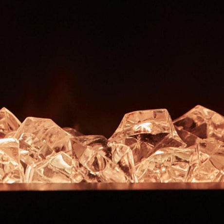 Ember options for Dimplex Winslow Curved Wall Mounted/Tabletop Electric Fireplace