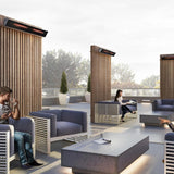 Dimplex DIR Series 51-Inch Infrared Electric Heater in contemporary terrace