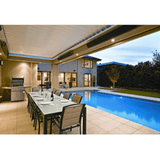 Dimplex DLW Series 53.5" Infrared Electric Heater 2400W 240V Black in Patio by the Pool