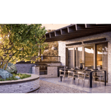 Dimplex DLW Series 70-Inch Radiant Infrared Electric Heater Black in Patio setting