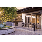 Dimplex DLW Series Outdoor/Indoor Infrared Electric Heater 1500W Black in Patio setting