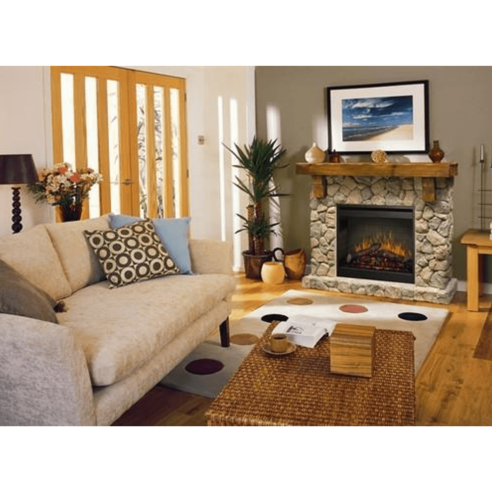 Dimplex SMP-904-ST Fieldstone 26-Inch UL Listed Electric Fireplace in Living Room