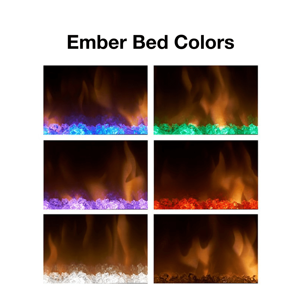 dimplex multi-fire sl ember bed color options