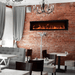 Dimplex Opti-myst® Pro 1000 46-Inch Water Vapor Fireplace Mounted on Brick Wall