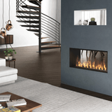 Dimplex Opti-myst® Pro 1000 46-Inch Two Sided Vapor Fireplace with Heater in living area