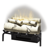 Side view of Dimplex RLG20 Revillusion™ 20-Inch Plug-in UL Listed Electric Log Set - Birch